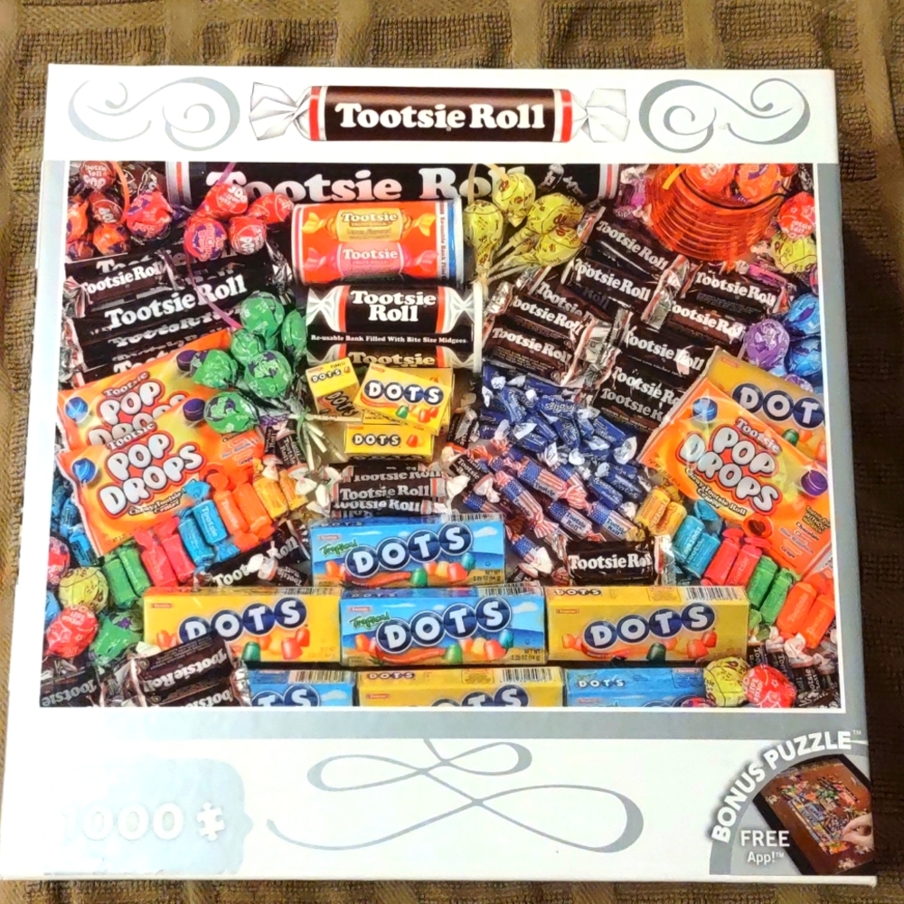 Puzzle, 1000 piece, Tootsie Roll, Like New